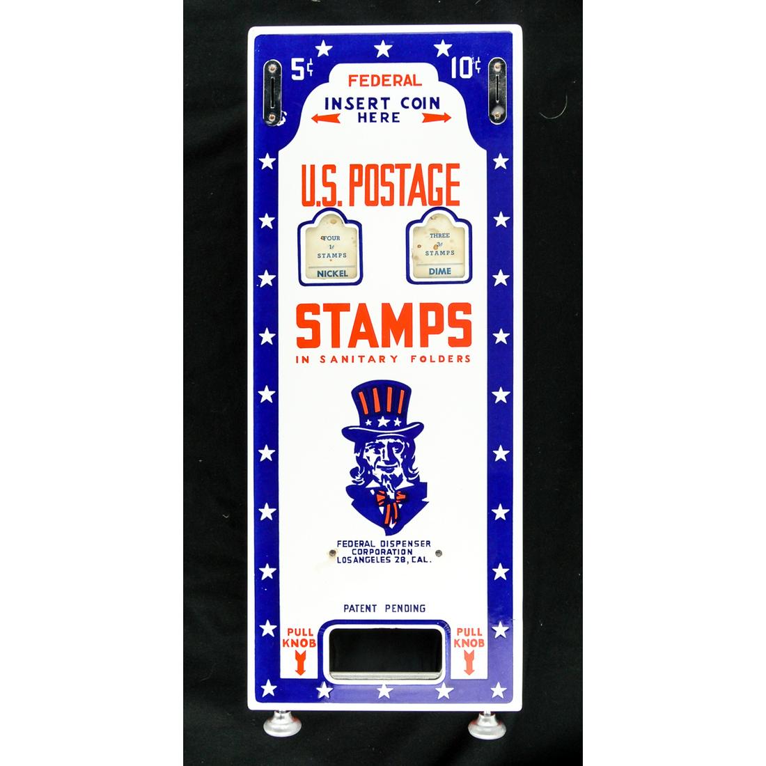 Uncle Sam Federal U.S. Coin-Op Postage Dispenser (1 of 8)