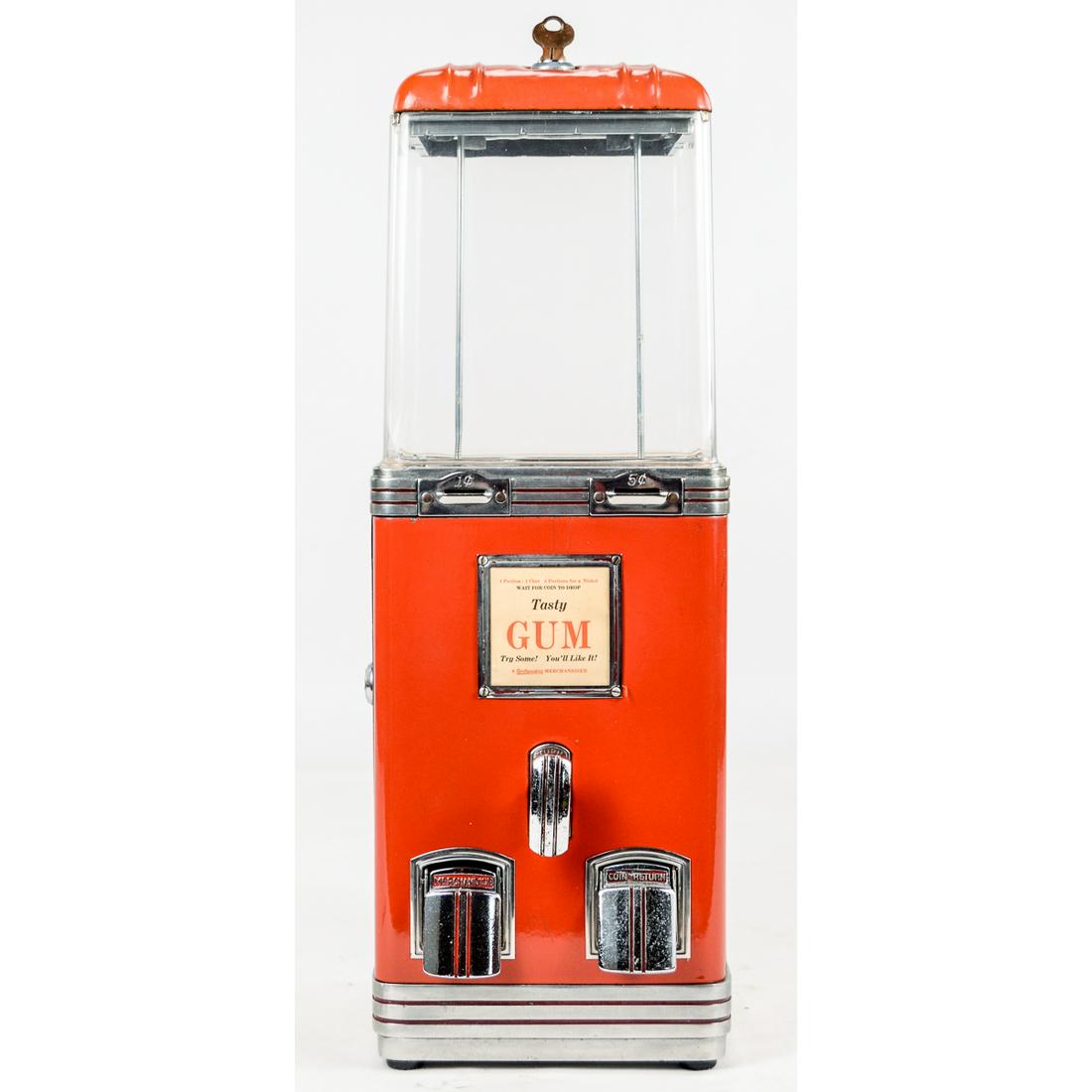 Northwestern 1c & 5c Coin Op Gum Ball Machine 112 (1 of 12)