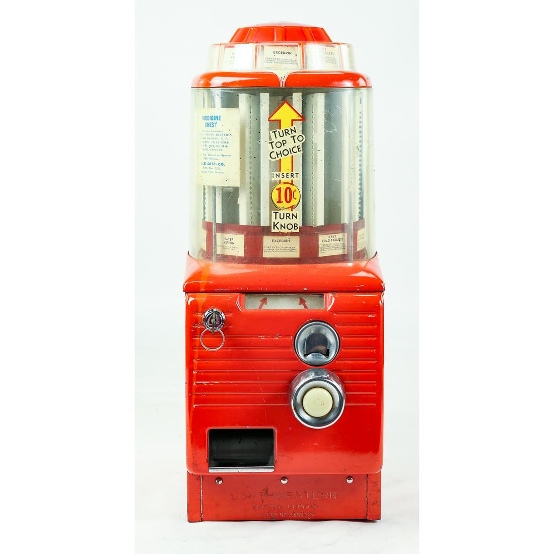 Northwestern Tab Gum Vender Coin Op 216 (1 of 13)