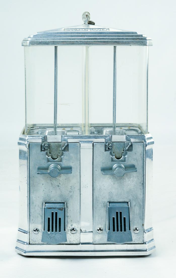 Vintage Double Nugget Peanut Vender Coin Op 13 (1 of 13)