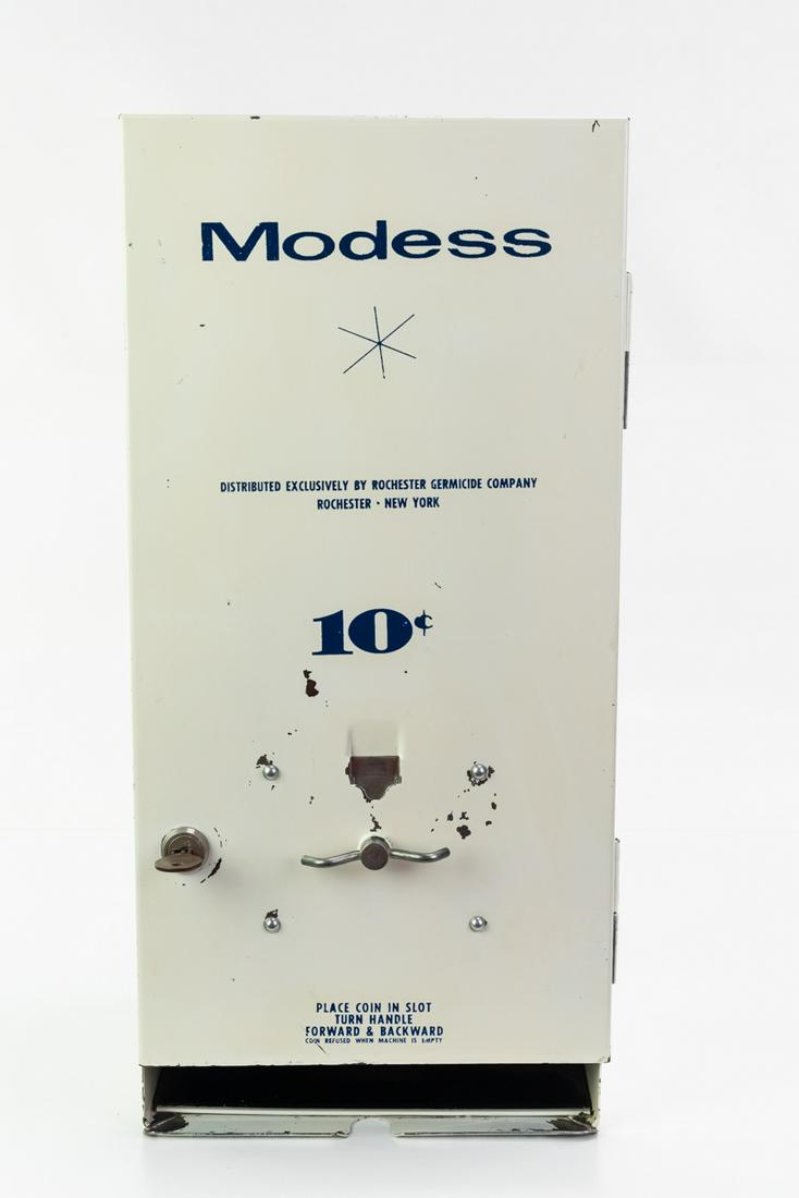 Modess Sanitary Napkin Coin Op Vending Machine 205 (1 of 10)