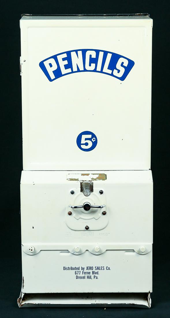 Vintage 5C Coin Op PENCIL Vender Machine 176 (1 of 9)