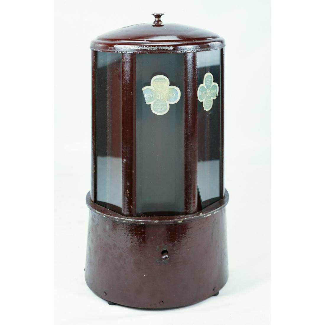 Vintage 7-Way Gum Vender Coin Op Machine 240 (1 of 8)