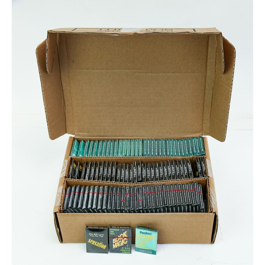 1 Box NOS Novelty CONDOMS Coin Op Vender Machine (1 of 3)