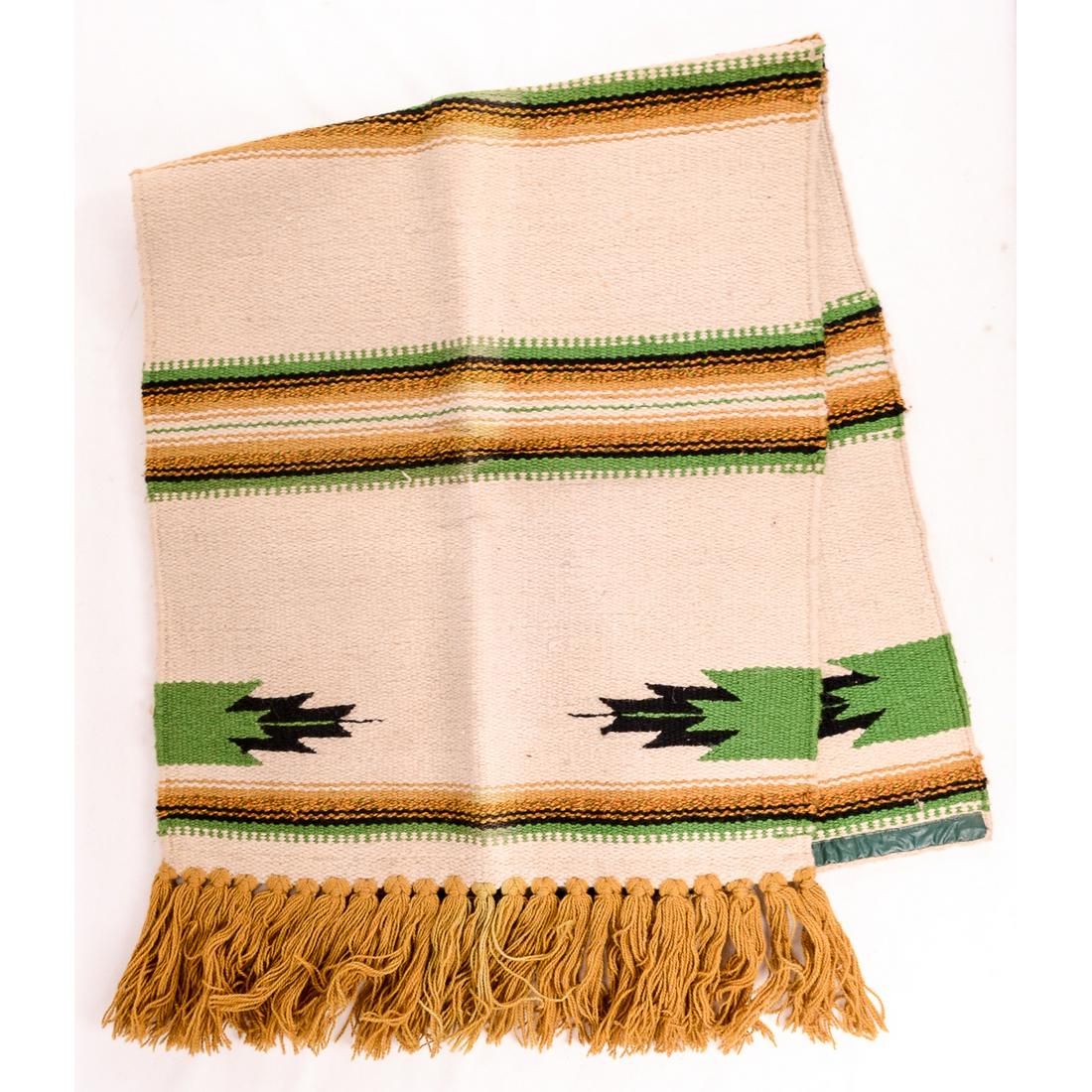 Vintage Western Striped 5 Color Saddle Blanket (1 of 2)