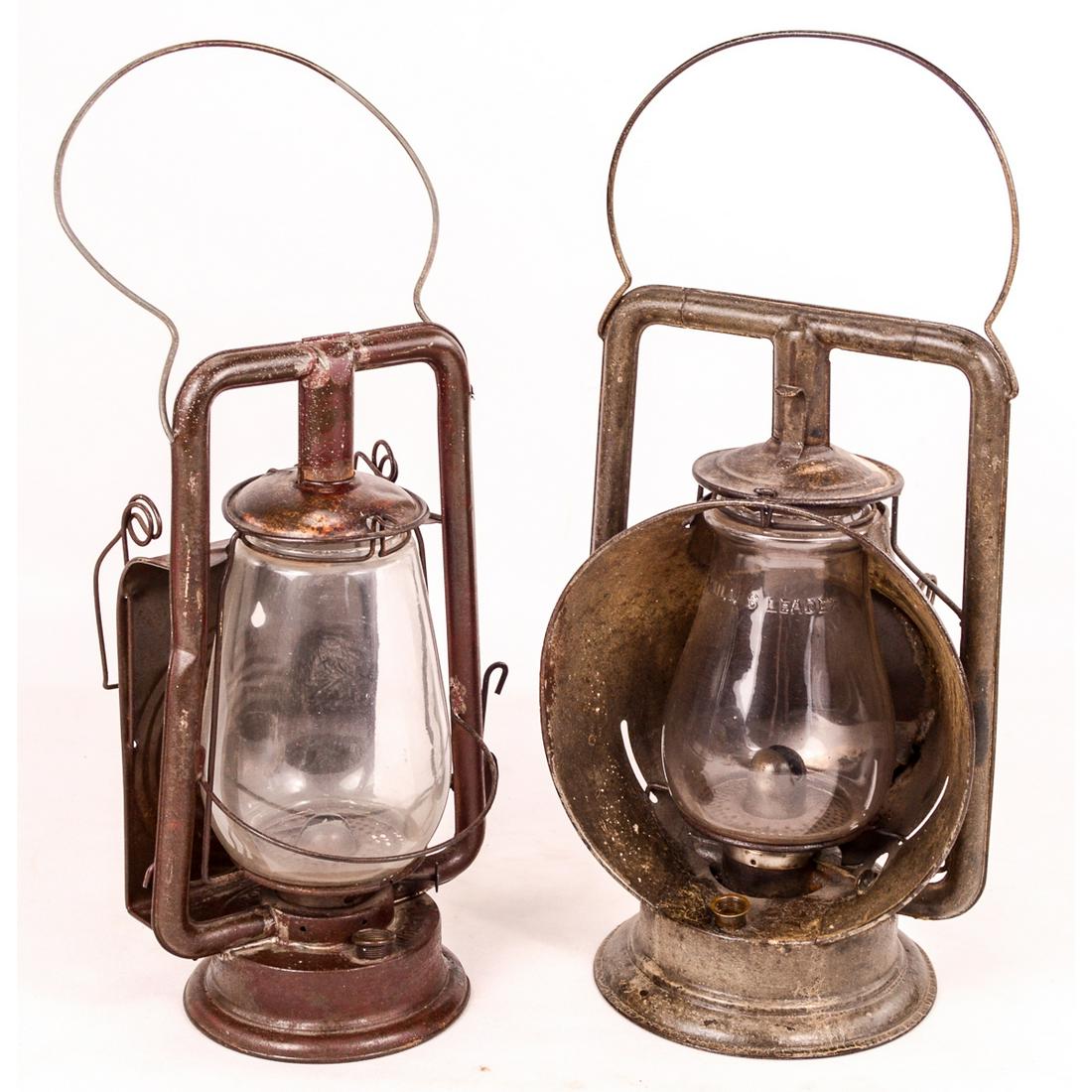 2 Kerosene Farm Wagon Lanterns (1 of 9)