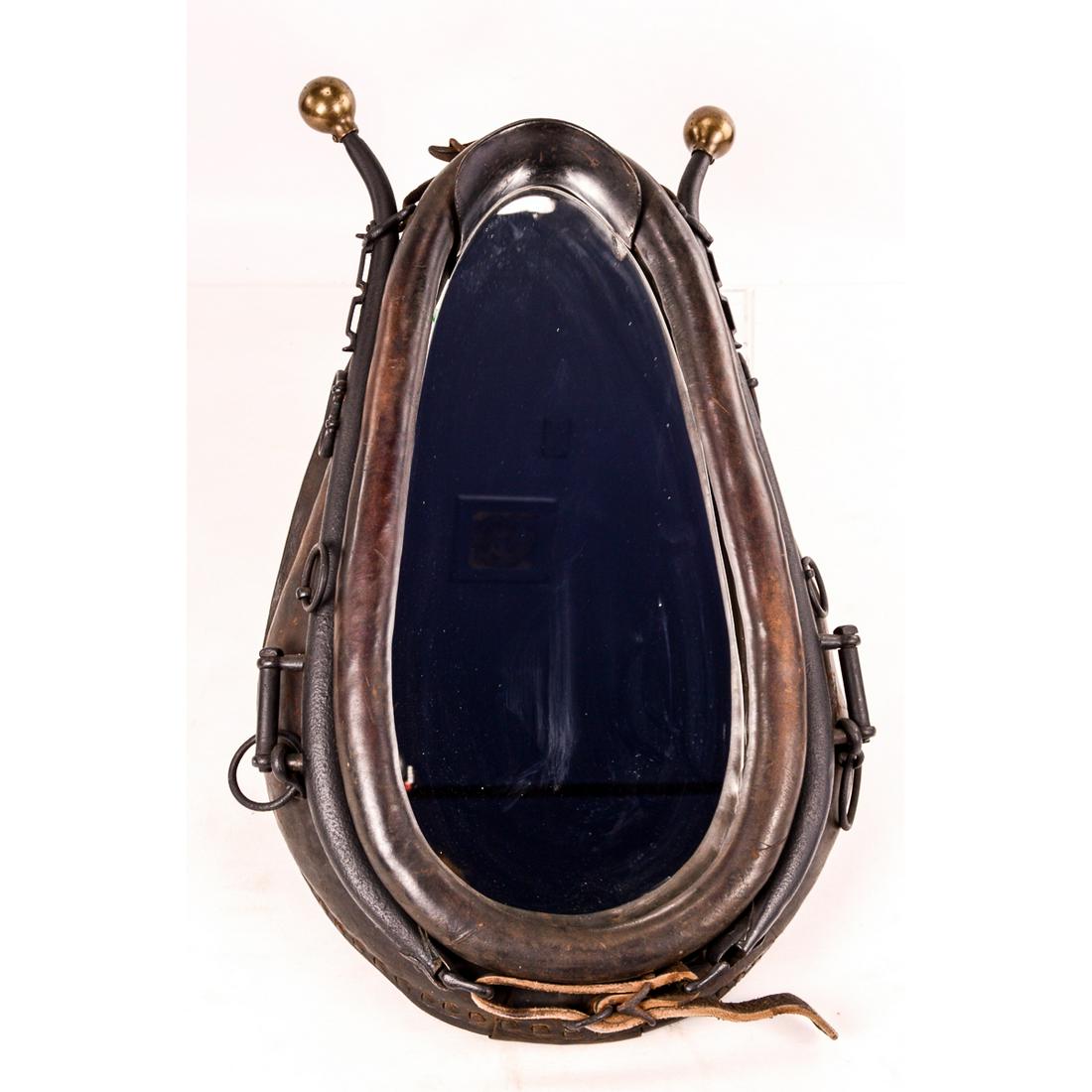 Vintage Leather Horse Collar with Haines & Mirror (1 of 4)
