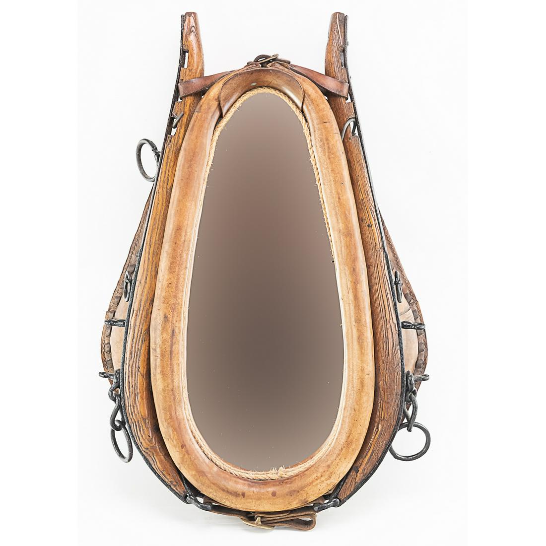 Antique Horse Collar Mirror with Hames (1 of 5)