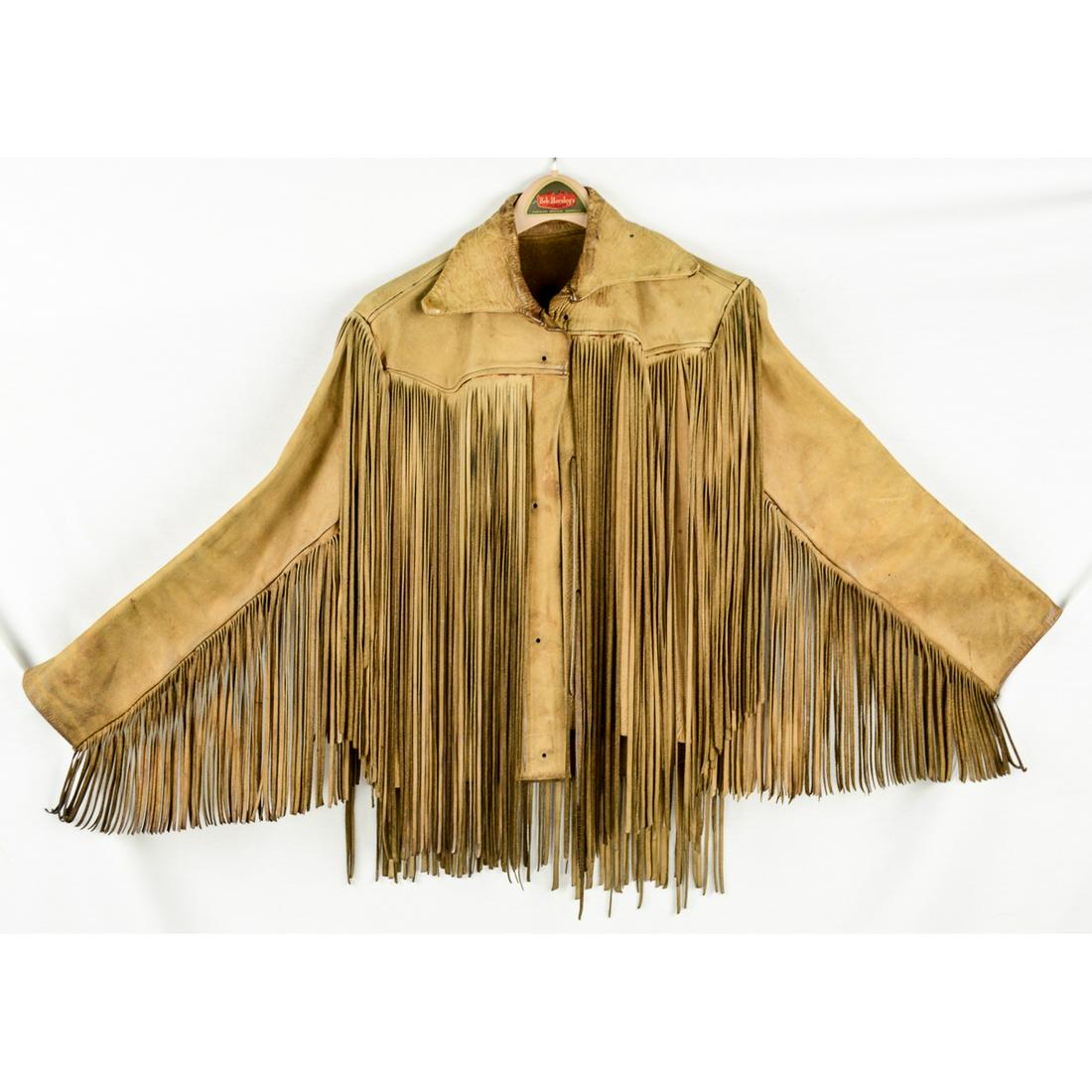 1960s Longest Ever Fringe Leather Jacket (1 of 2)