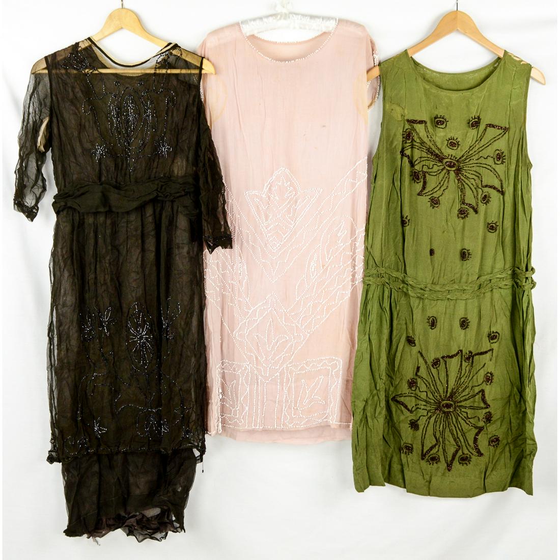 3 Dresses 1918-1929 Study in Repairs (1 of 18)