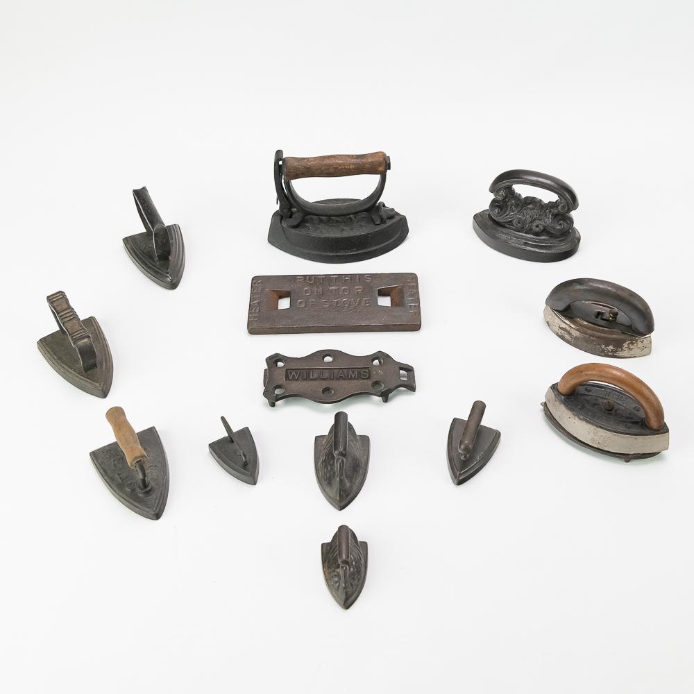 Cast Iron Trivets and Irons 14Pcs (1 of 13)