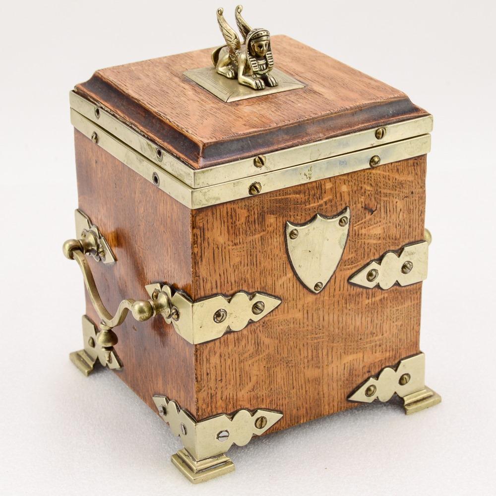 Reproduction English Egyptian Revival Tobacco Jar (1 of 6)