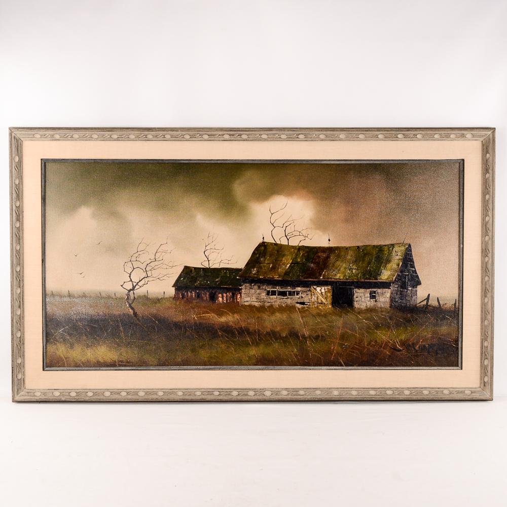 Wayne Cooper Framed Oil on Canvas (1 of 5)