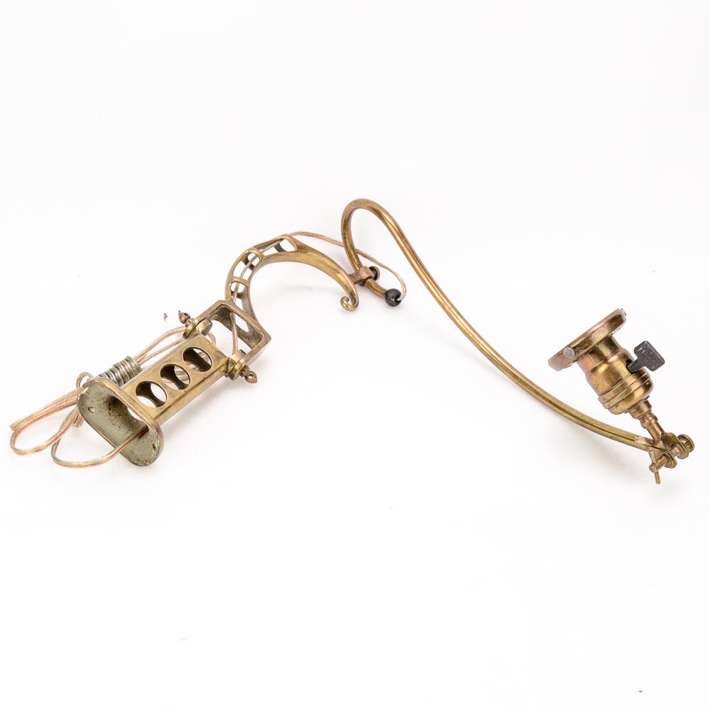 Wall Mounted Brass Articulated Lamp (1 of 3)