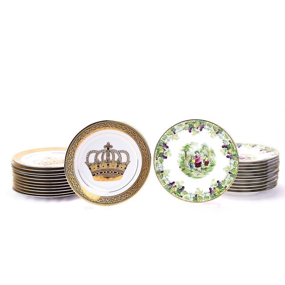 Spode and Muirfield Plates 2 Sets 24 Pieces (1 of 11)