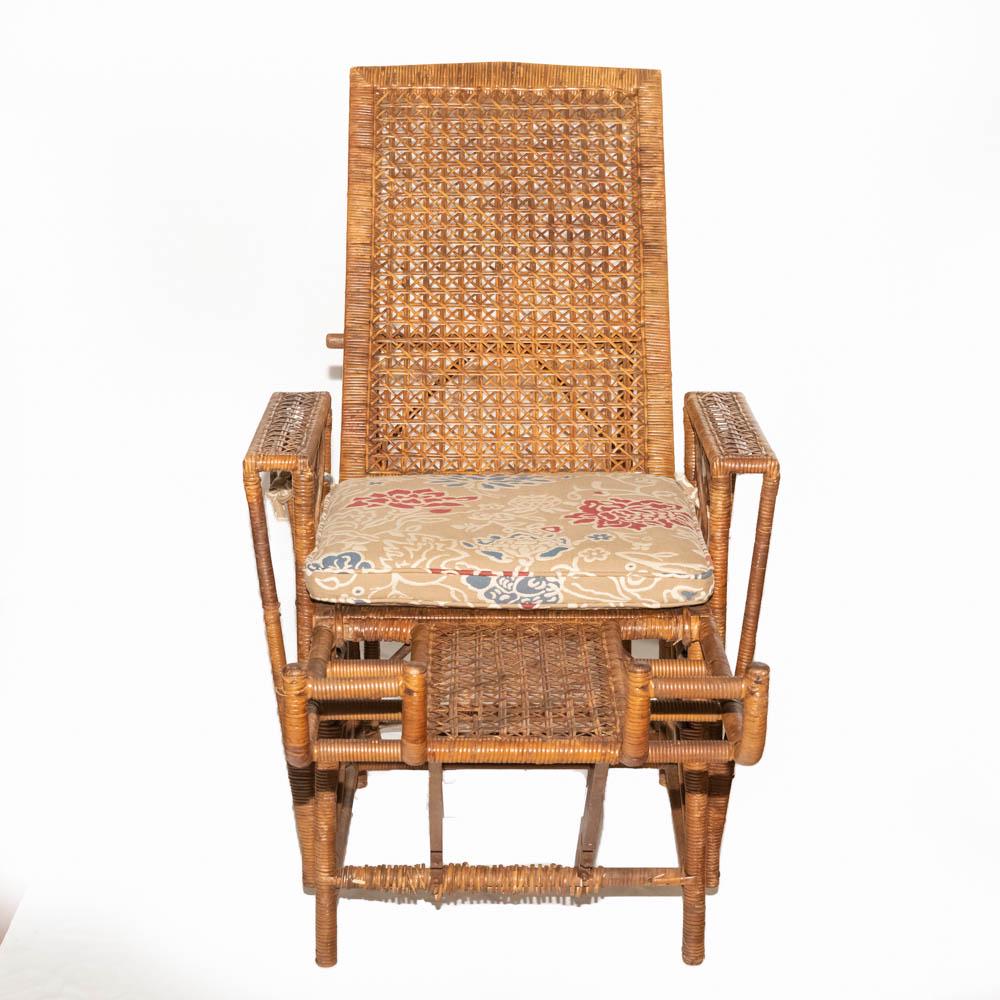 Early Adjustable Wicker Medical Chair Bowen Co. (1 of 11)