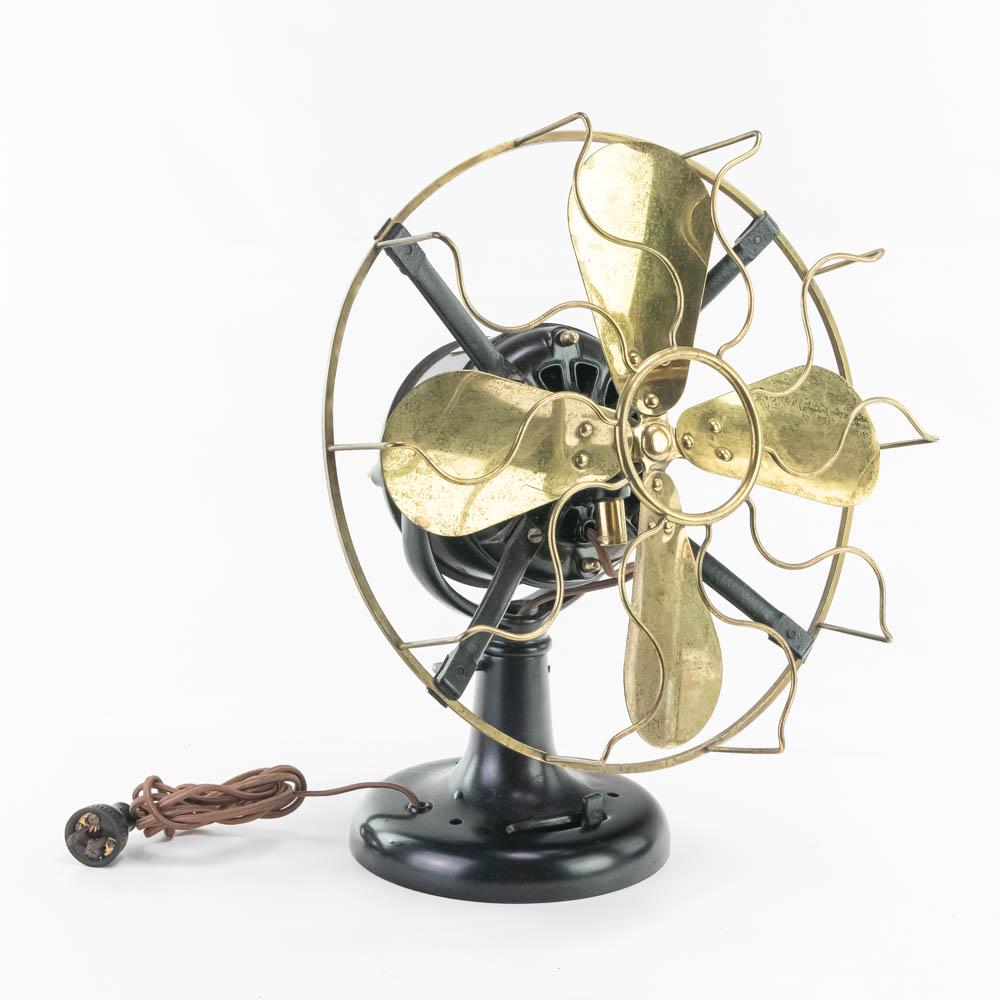 Westinghouse Brass Cage, Blade Desk Fan (1 of 8)