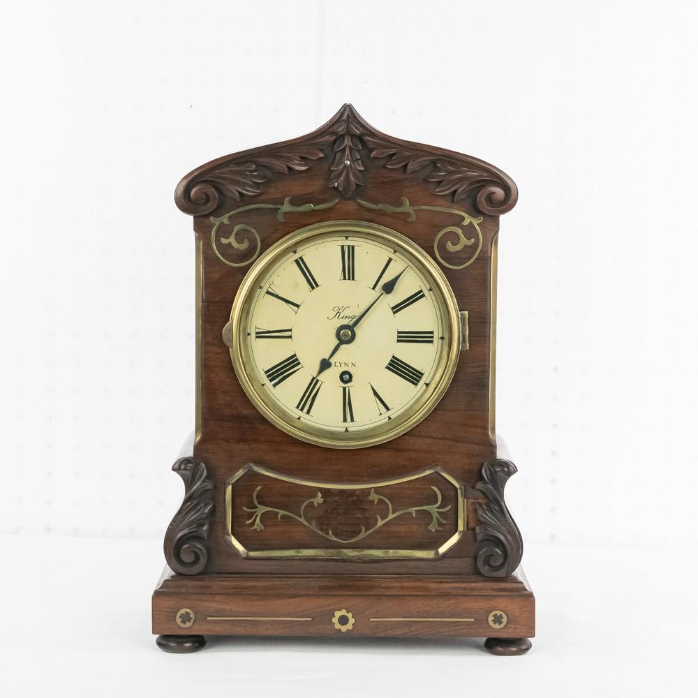 Signed 1890's English Fusee Bracket Clock (1 of 11)
