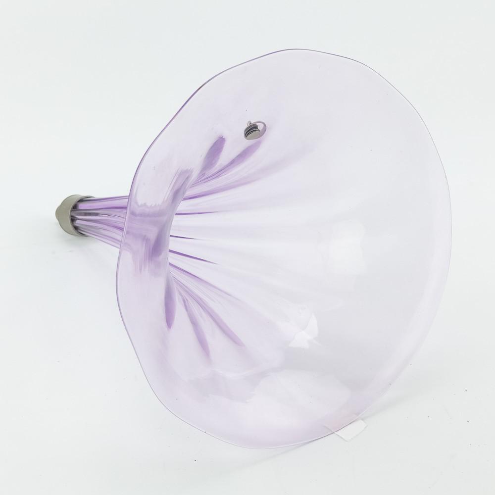 Cylinder Phonograph Violet Glass Horn (1 of 5)