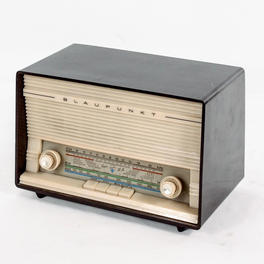 Blaupunkt Type 20003 Short Wave AM FM Radio: In good overall physical condition with minor imperfections. Untested; and roughly 12.5" x 7.5". Stored in a dry, temperature-controlled area for years. Sold as is. Please see photos.