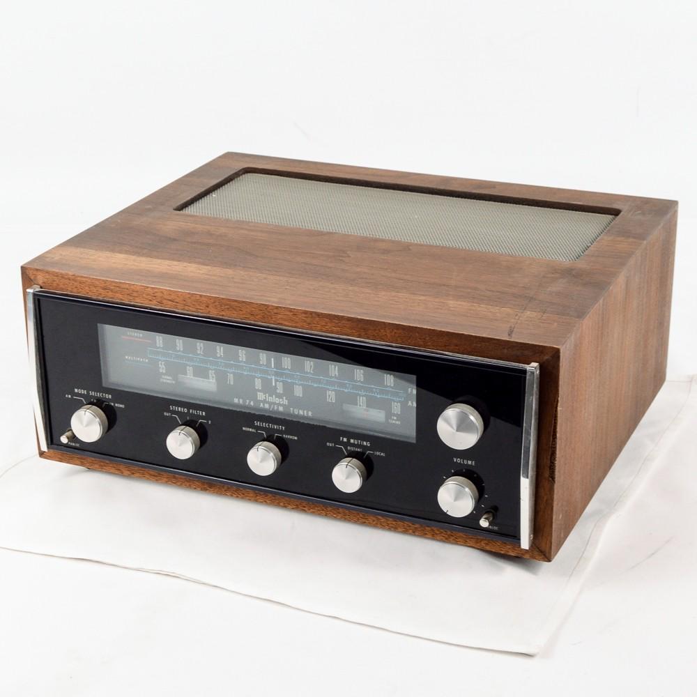 McIntosh MR74 Tuner with Wood Cabinet Early 70s (1 of 8)