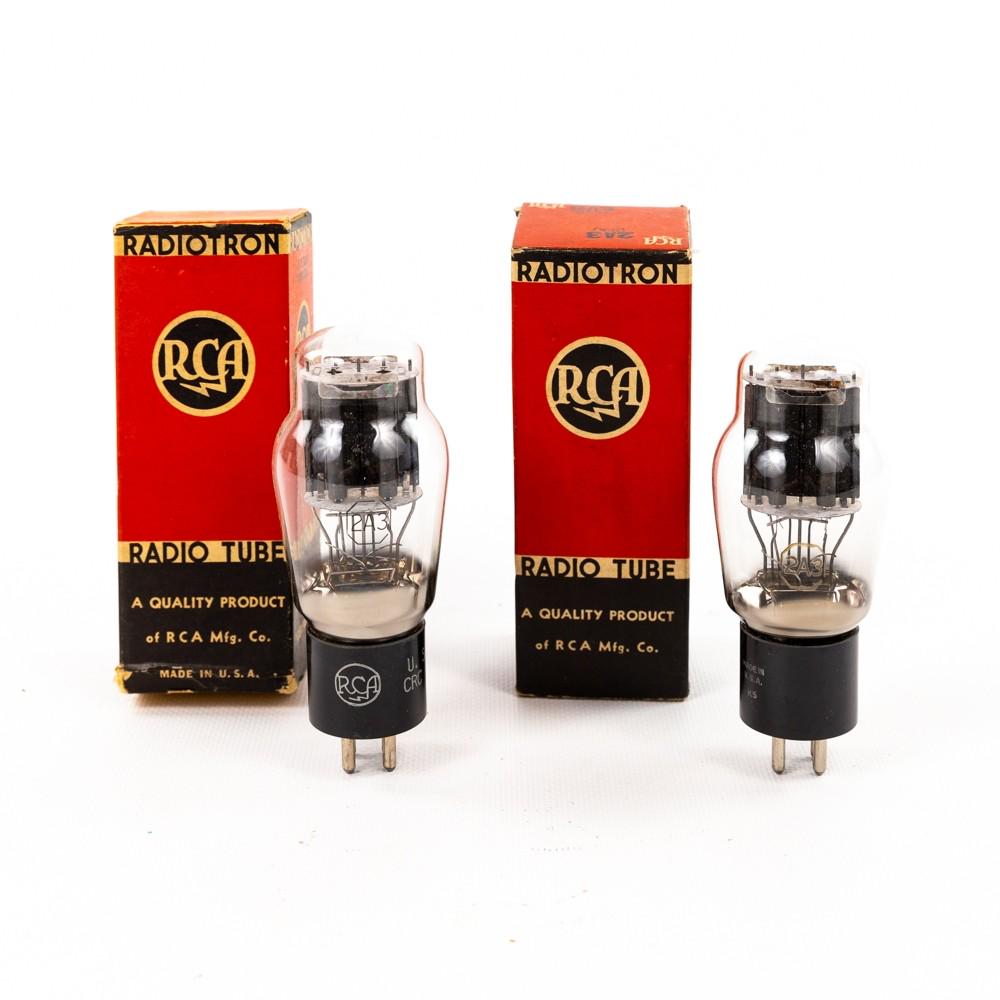 (2) RCA 2A3 Tubes NOS In Boxes (1 of 10)