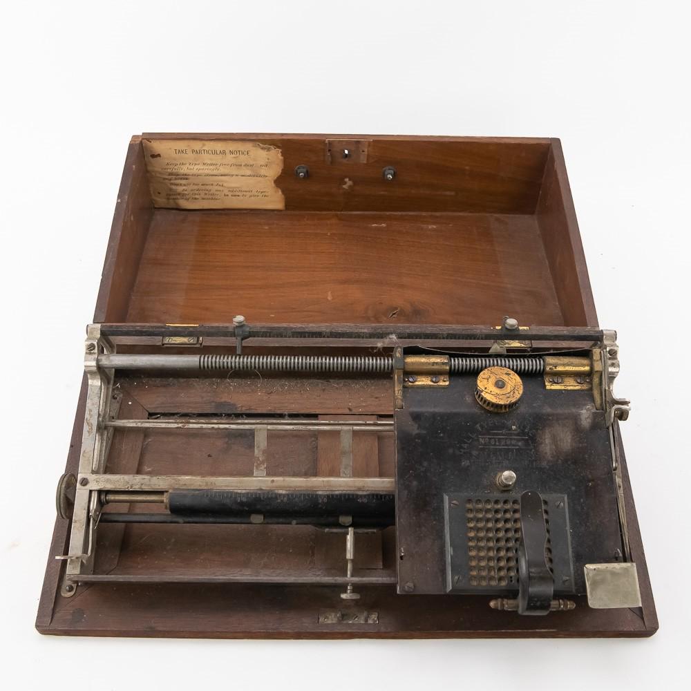 Improved Hall Typewriter Model 1887 (1 of 9)