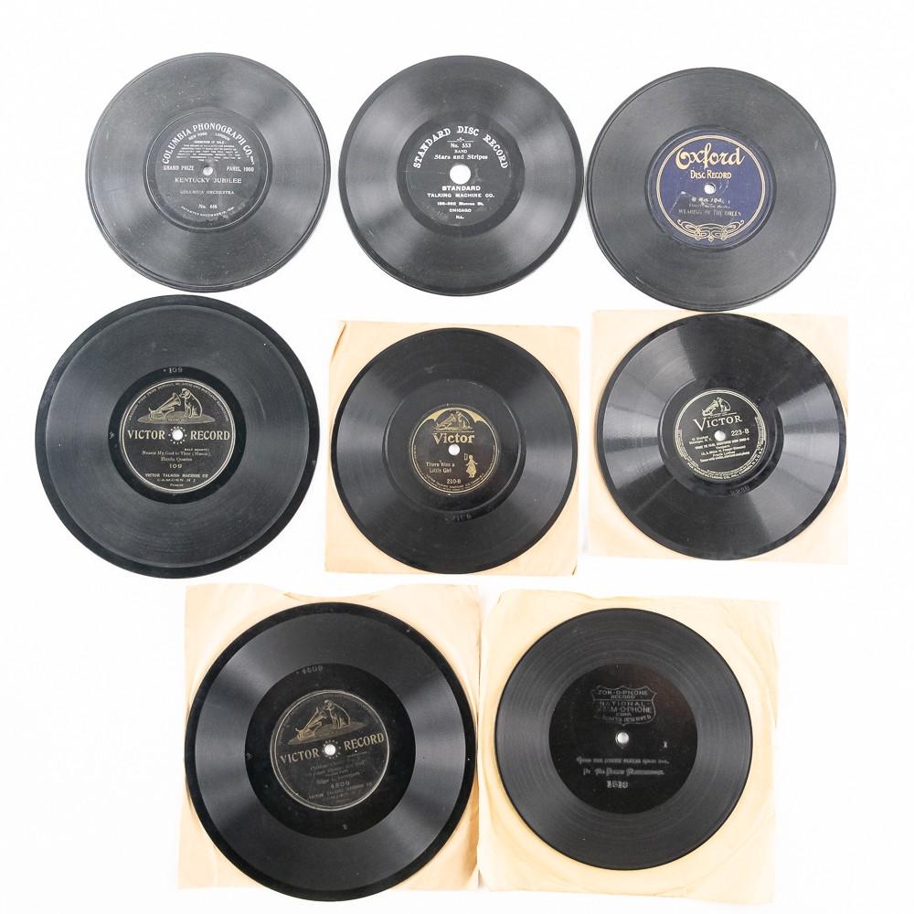 Collection of (8) Vintage 7" & 8" Records (1 of 4)