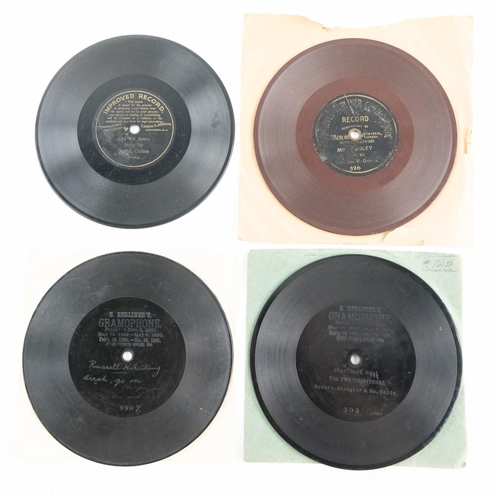 (4) 7" E. Berliner Grammophone & Improved Records (1 of 6)