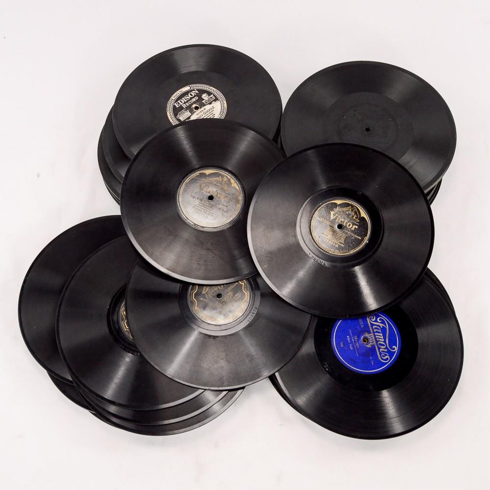 Edison Diamond Disk Records and Assorted 78s (1 of 2)
