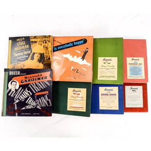 78rpm Records Jazz Blues Reissued Albums: Includes Ethel Merman, Ted Lewis, and much more.