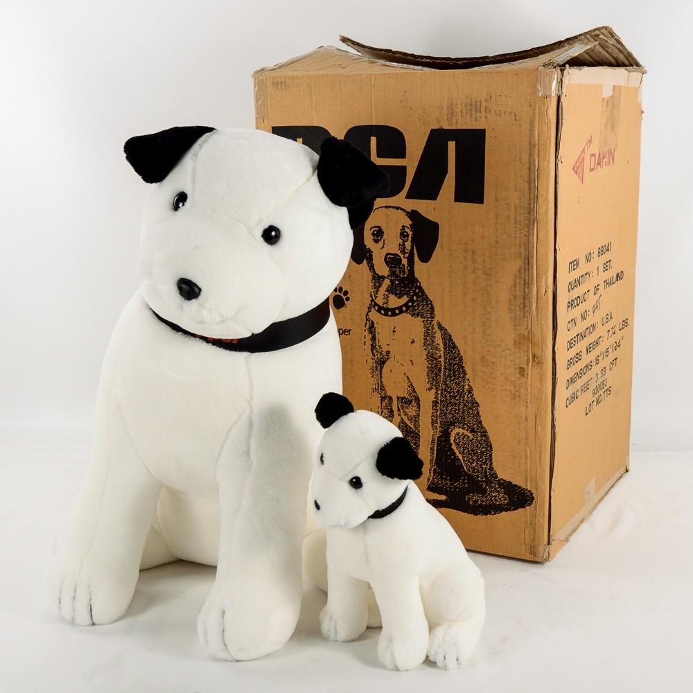 Stuffed Animal Rca Mascot Chipper Rca Dog Logo Rca Victor Nipper
