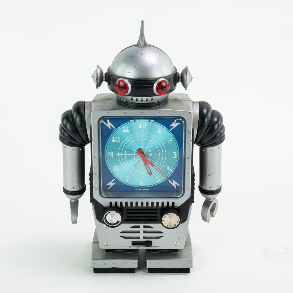 Vintage Elftone Equity Robot Clock Radio w Alarm (1 of 7)