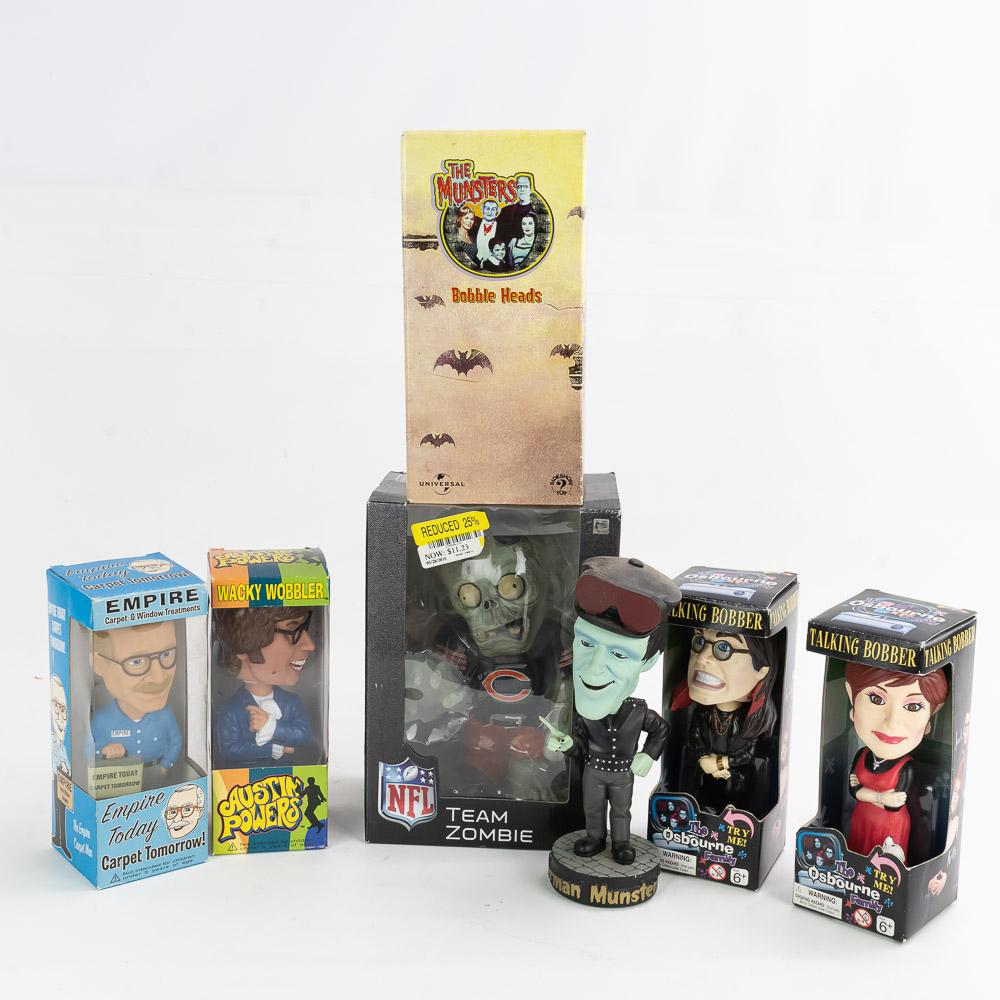 Collection of (6) Various NIB Bobble Heads (1 of 8)