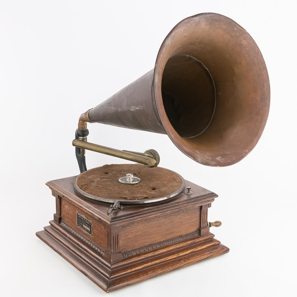 Rare Victor Type M Rigid Arm w/Brass Horn (1 of 14)