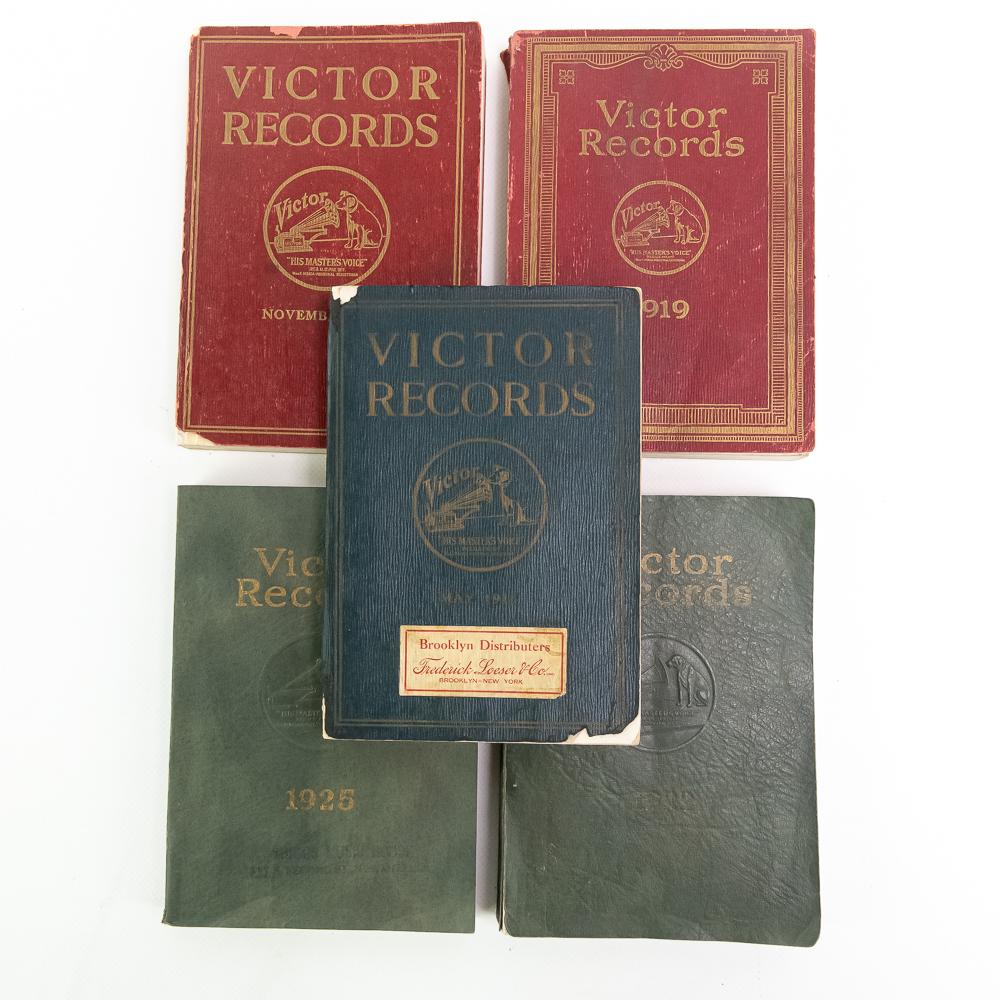 5 Victor Record Catalogs (1 of 18)