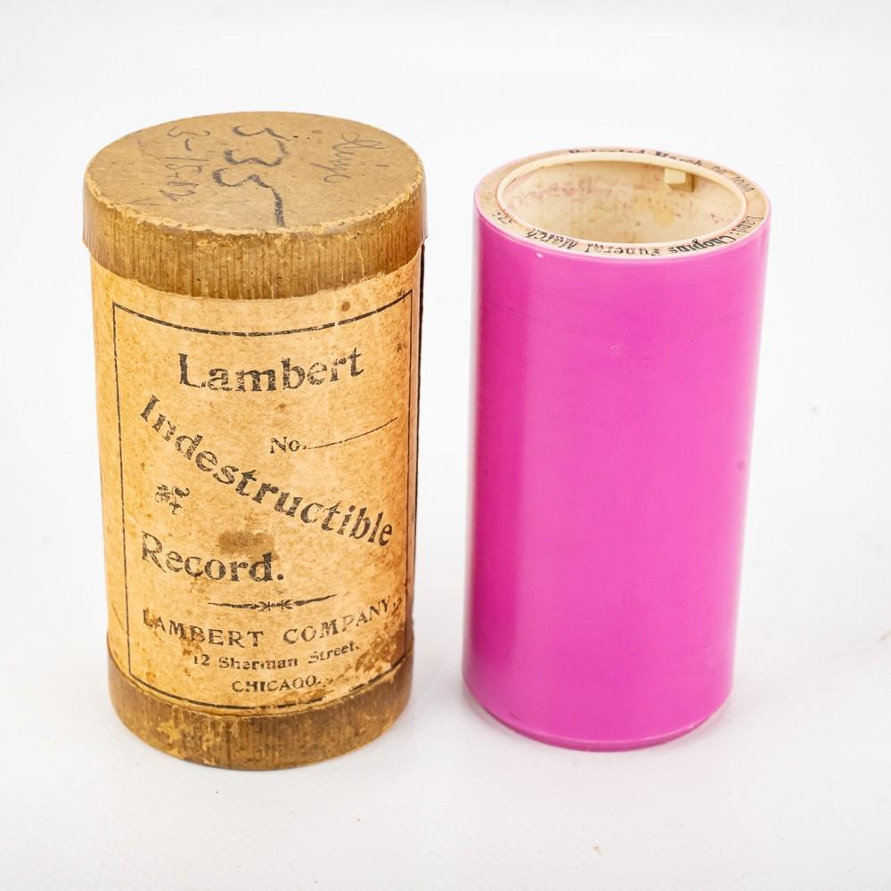 Pink Lambert Cylinder Record #535 (1 of 6)