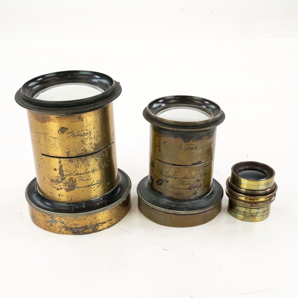 Three Voigtlander Lenses: The largest 4 3/4"L