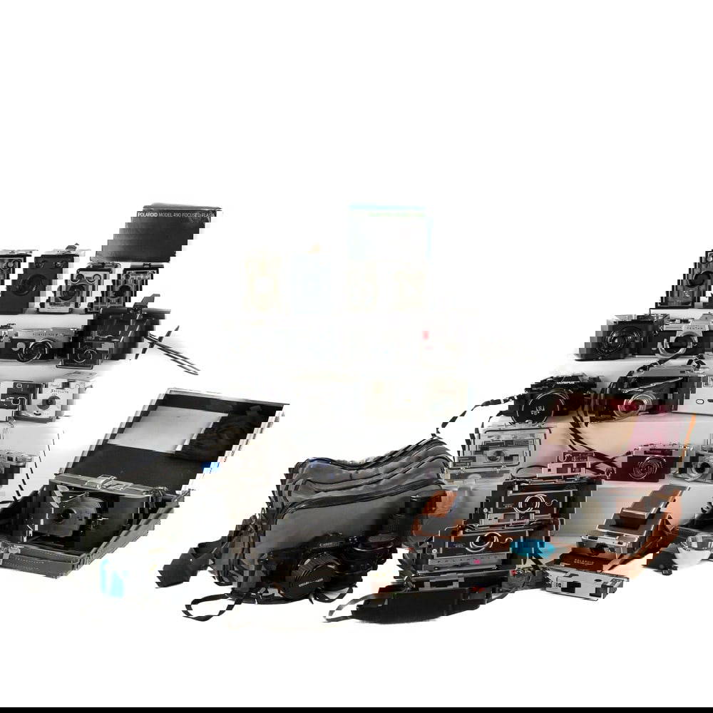 Collection Of (20) Vintage Cameras Auction