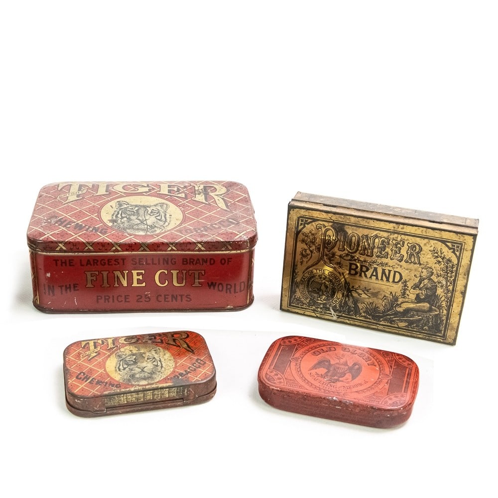 4 Vintage Tobacco Tins (1 of 15)