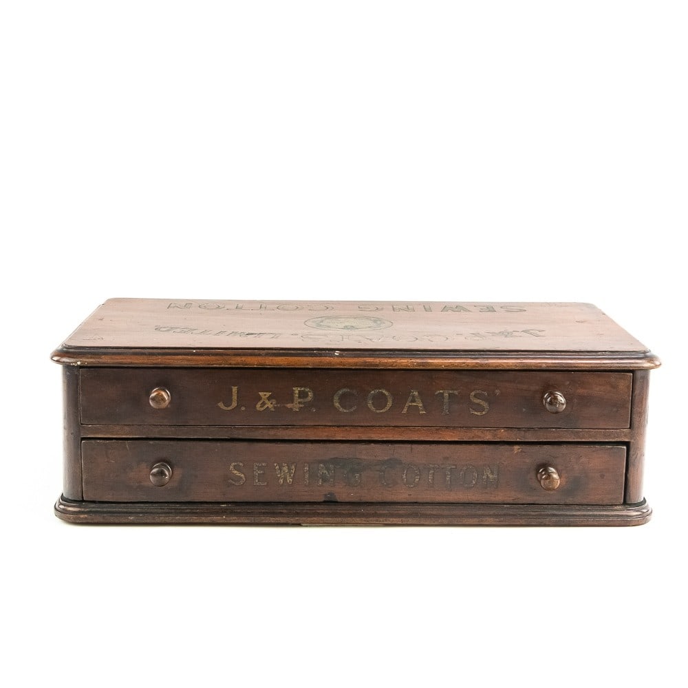 J & P Coat's 2 Drawer Spool Cabinet (1 of 12)