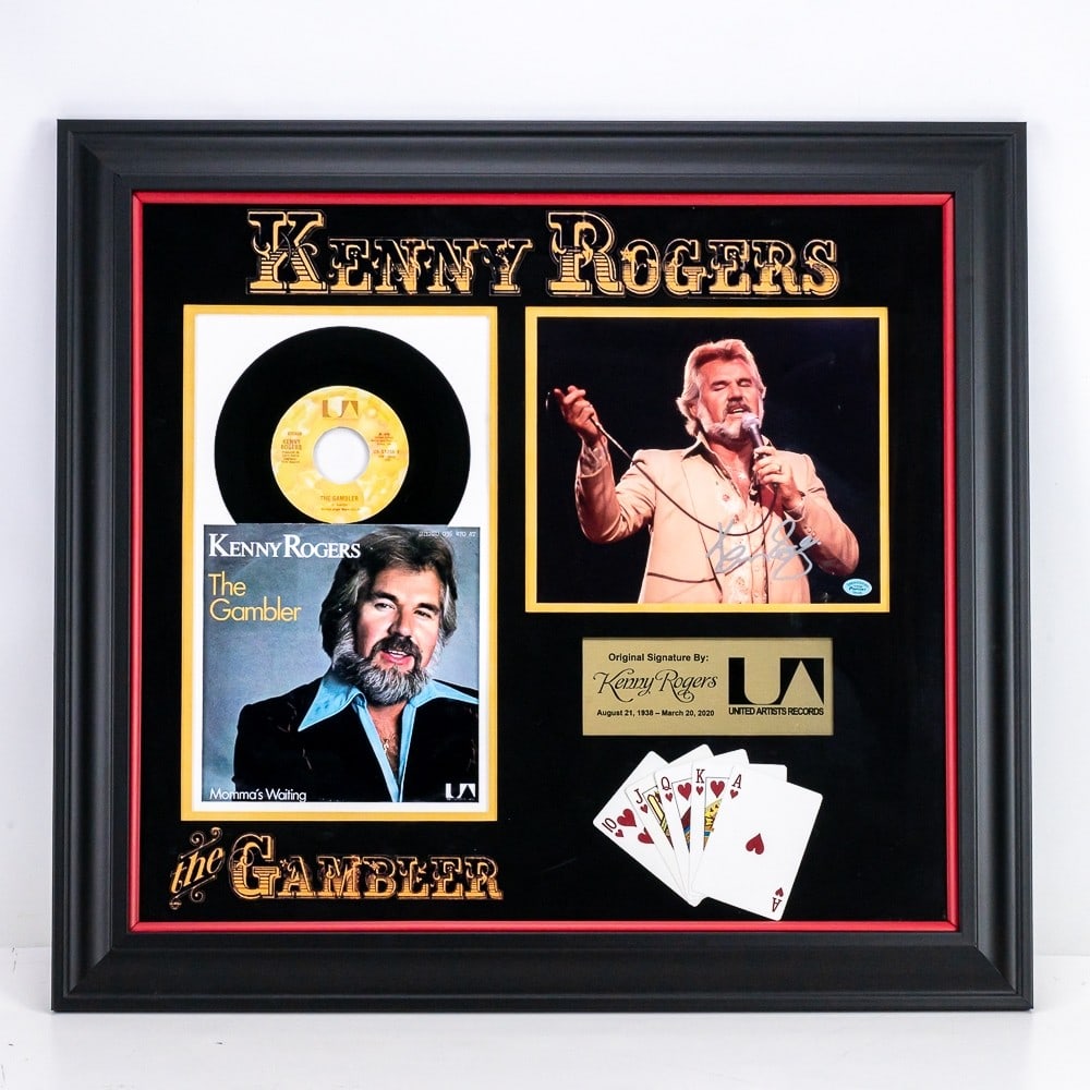 Kenny Rogers "The Gambler" Photograph Signed (1 of 7)
