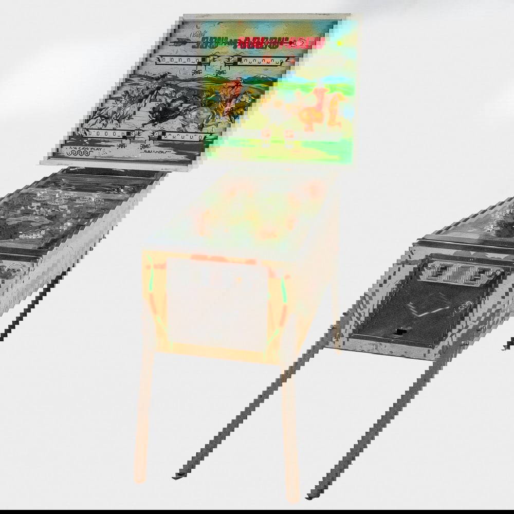 Bally "bow & Arrow" Pinball Machine Auction