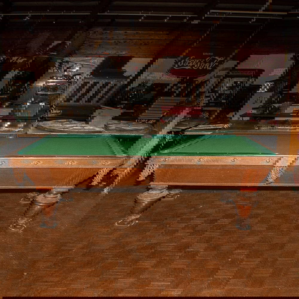 1890's Brunswick Monarch Pool Table Auction