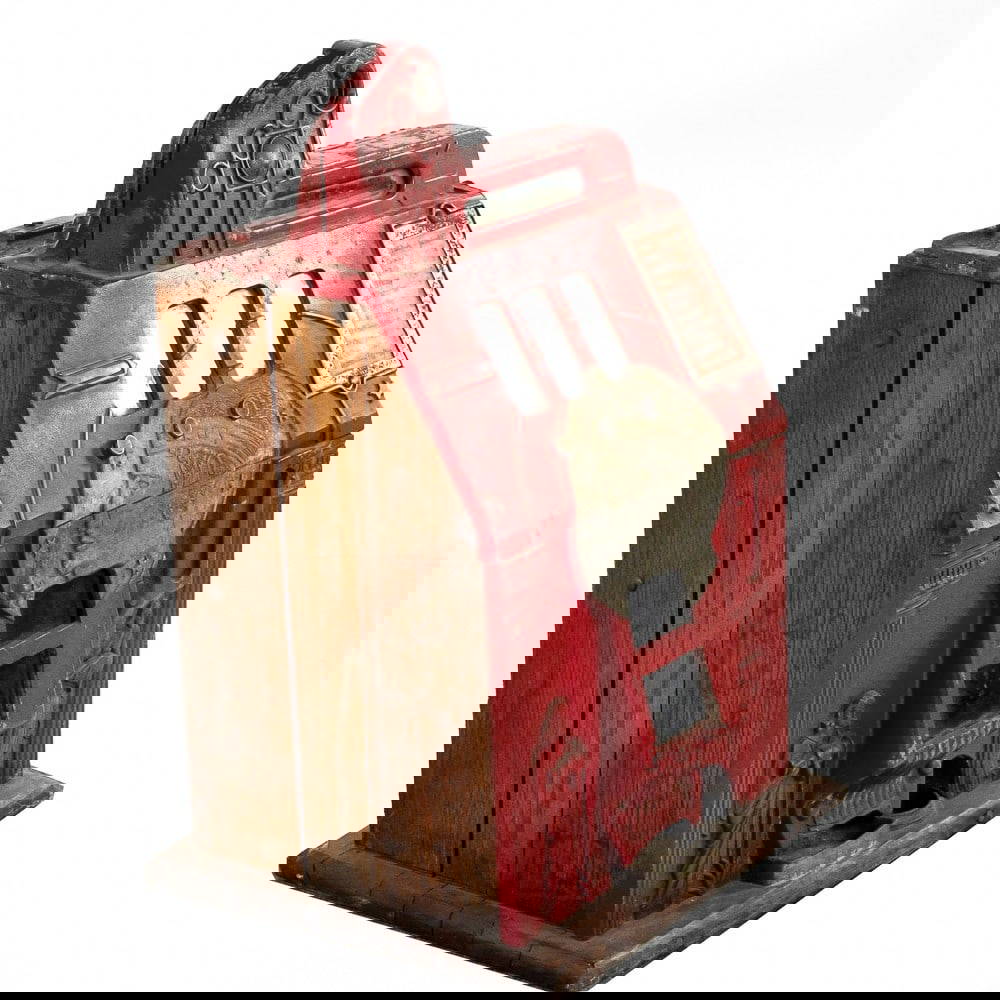 Mills Roman Head Silver Bell Slot Machine Auction