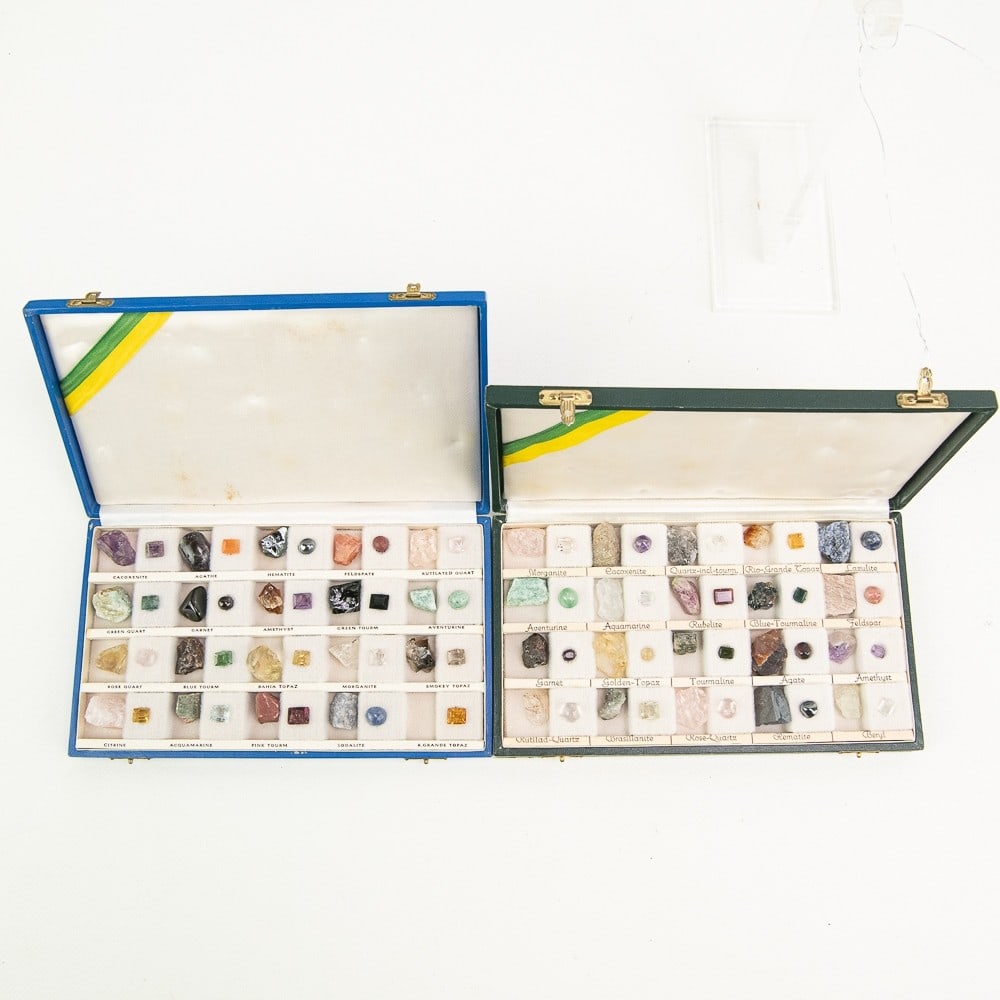 (2) Jeweler Gemstone Sample Display Boxes (1 of 7)