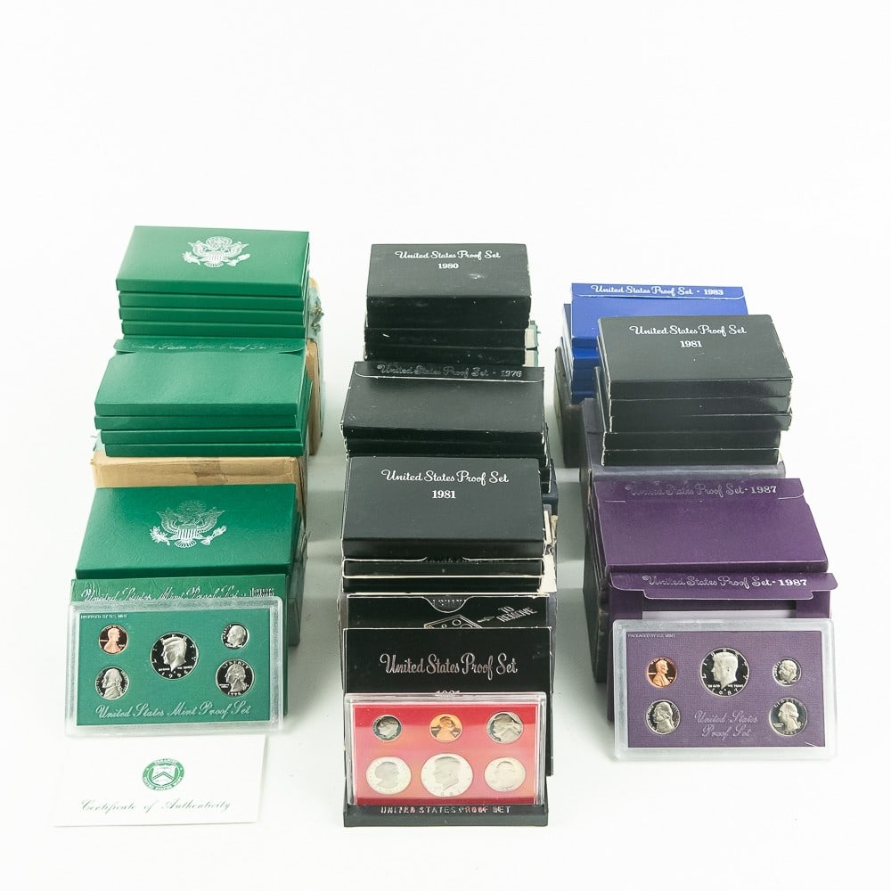 1976-1997 U.S Mint Proof Sets w Original Packaging (1 of 4)