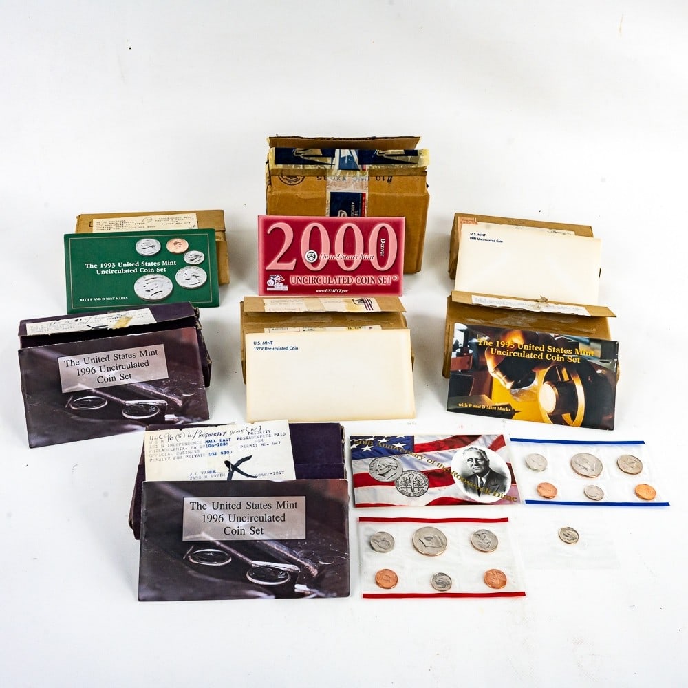 Assorted 1979-2000 U.S. Uncirculated Mint Sets (1 of 6)