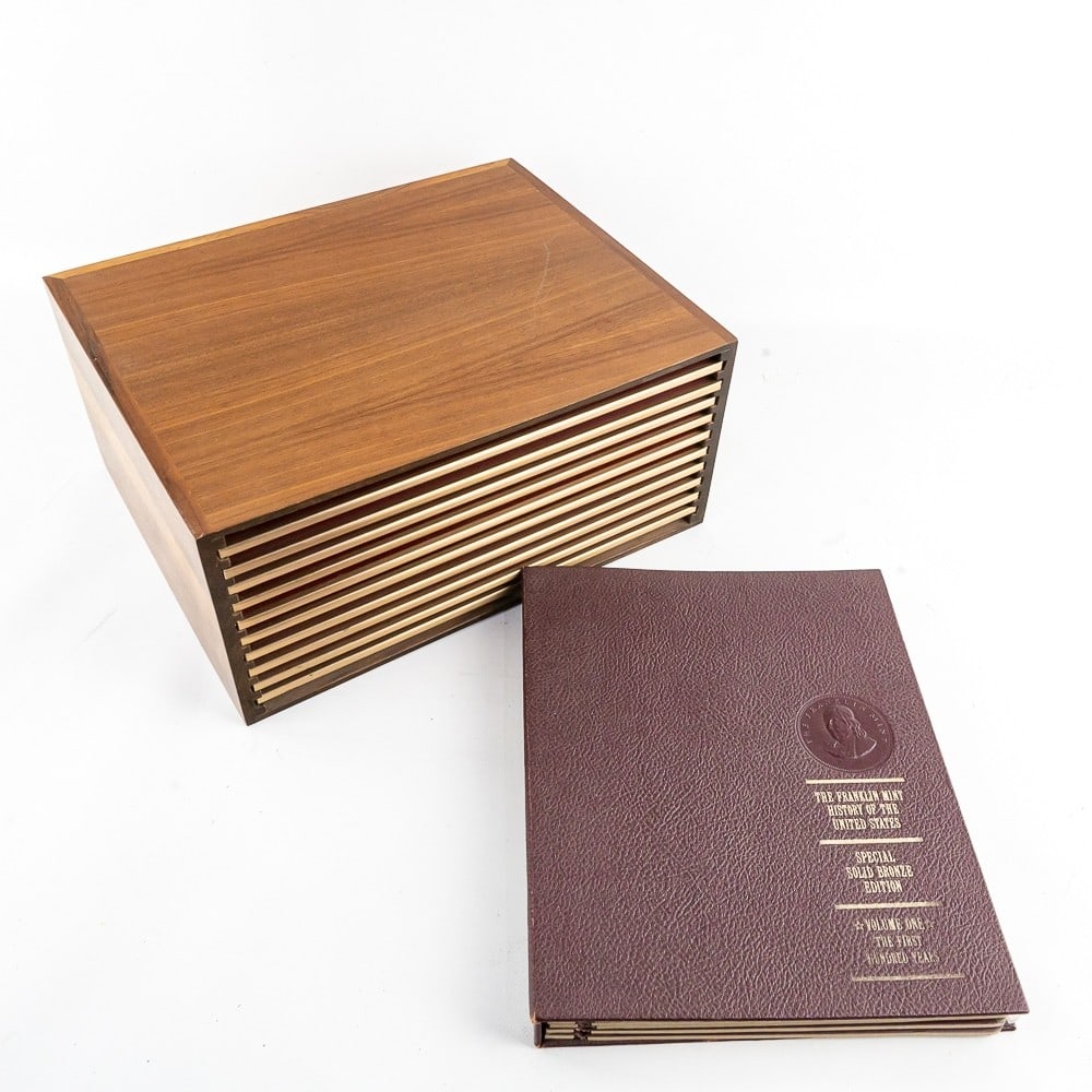 (2) Franklin Mint History of US Bronze Sets (1 of 19)