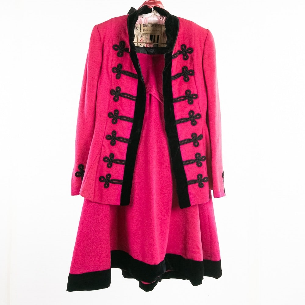 Winter Ice Skating Outfit 1910-1919 Fuchsia (1 of 11)